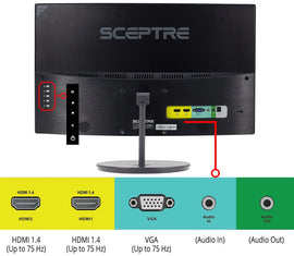 Sceptre Curved 27 FHD 1080p 75Hz LED Monitor