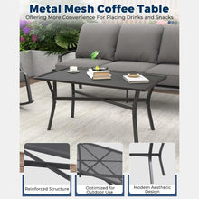 Load image into Gallery viewer, AECOJOY 4-Piece Outdoor Patio Furniture Set with Rocking Chair, Metal Patio Conversation Bistro Set