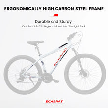 Load image into Gallery viewer, 27" Mountain Bike, 21 - Speed Dual Disc Brakes with Aluminum Frame - Black
