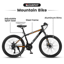Load image into Gallery viewer, 26 in Mountain Bike for Men, Adult Mens Bike with 21 Speed &amp; Disc Brakes