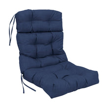 Load image into Gallery viewer, Blazing Needles 22-inch by 45-Inch Spun Polyester Solid Outdoor Tufted Chair Cushion