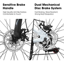 Load image into Gallery viewer, 27" Mountain Bike, 21 - Speed Dual Disc Brakes with Aluminum Frame - Black
