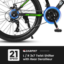Load image into Gallery viewer, 26 in Mountain Bike for Men, Adult Mens Bike with 21 Speed &amp; Disc Brakes